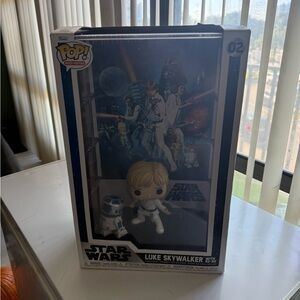 Funko Star Wars Luke Skywalker Figure with Blue and White Accents